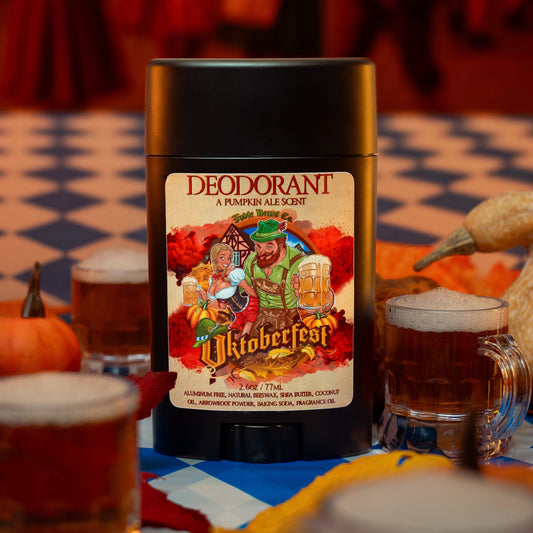 Oktoberfest - Deodorant - Pumpkin Ale, Sweet Potato, German Oak Tree, & Lederhosen Leather