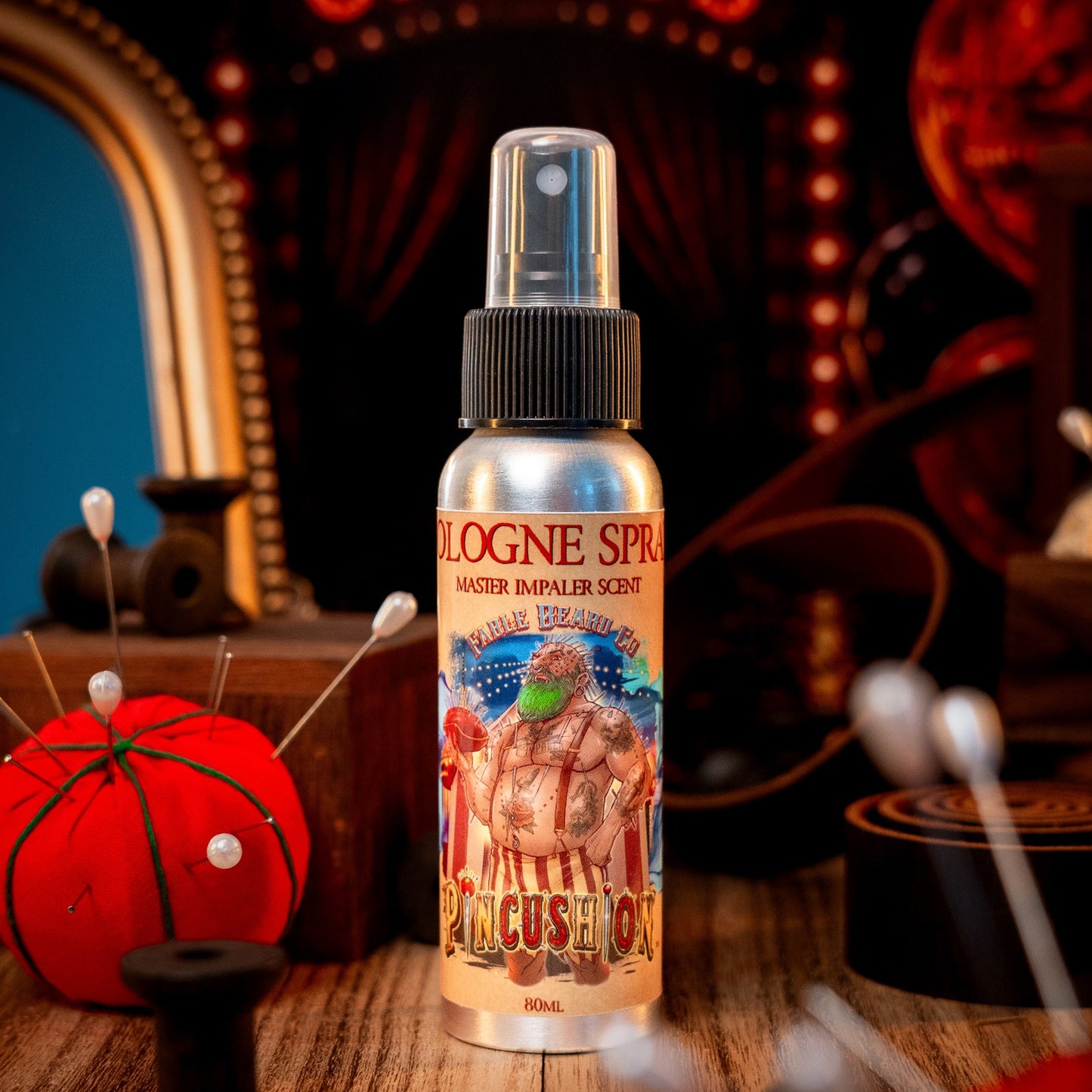 Pincushion - Cologne - Big Top Timberwood, Caramelized Maple Ember, Shadowed Bergamot