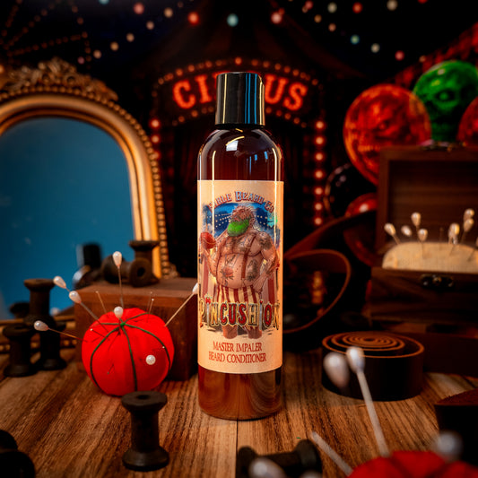 Pincushion - Beard Conditioner - Big Top Timberwood, Caramelized Maple Ember, Shadowed Bergamot