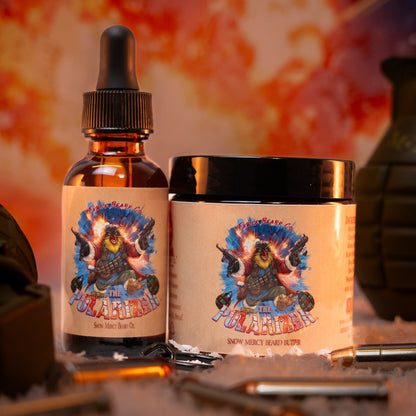 The Polarizer - Beard Oil & Butter Kit - Peppermint Hot Cocoa, Powdered Sugar, Condensed Milk