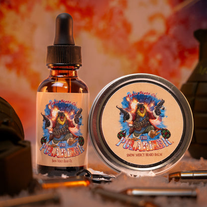 The Polarizer - Beard Oil & Balm Kit - Peppermint Hot Cocoa, Powdered Sugar, Condensed Milk