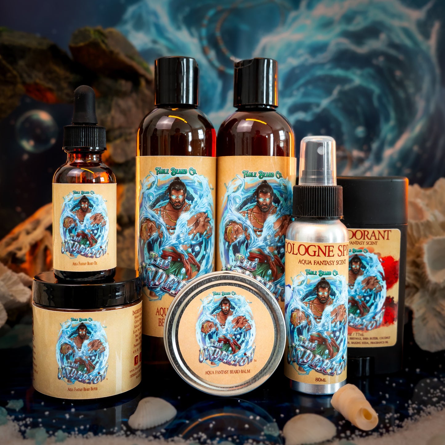 The Undertow - Ultimate Bundle - Palm Tree Woods, Oceanic Musk, Peppered Bergamot, and Mossy Sea Caves