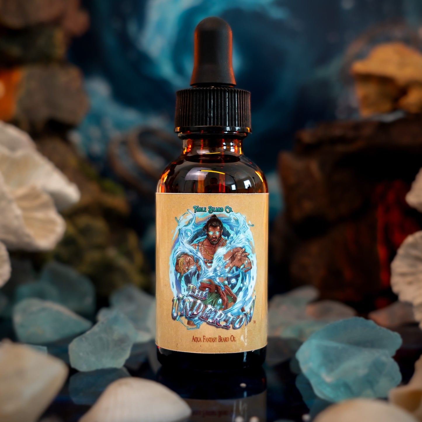 The Undertow - Beard Oil - Palm Tree Woods, Oceanic Musk, Peppered Bergamot, and Mossy Sea Caves
