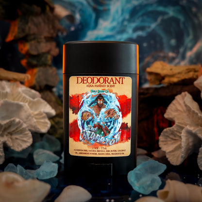 The Undertow - Deodorant - Palm Tree Woods, Oceanic Musk, Peppered Bergamot, and Mossy Sea Caves