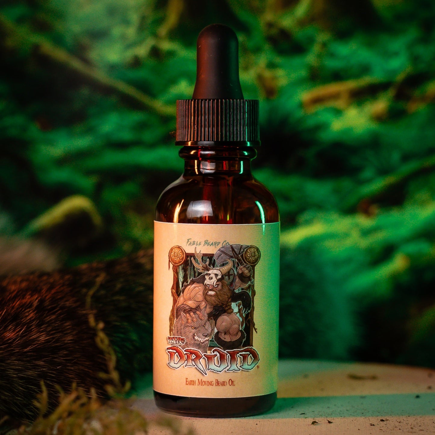 The Druid - Beard Oil - Creek Moss, Tobacco Leaf, Bergamot