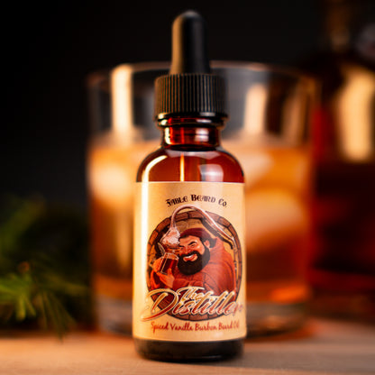 The Distiller - Beard Oil - Mulled Spices, Aged Bourbon, and Deep Barrel Woods