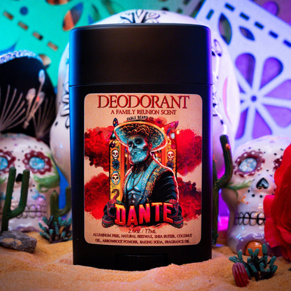 Dante - Deodorant - Spiced Coffee, Lime Zest, Cozy Cinnamon, Cedar Bark