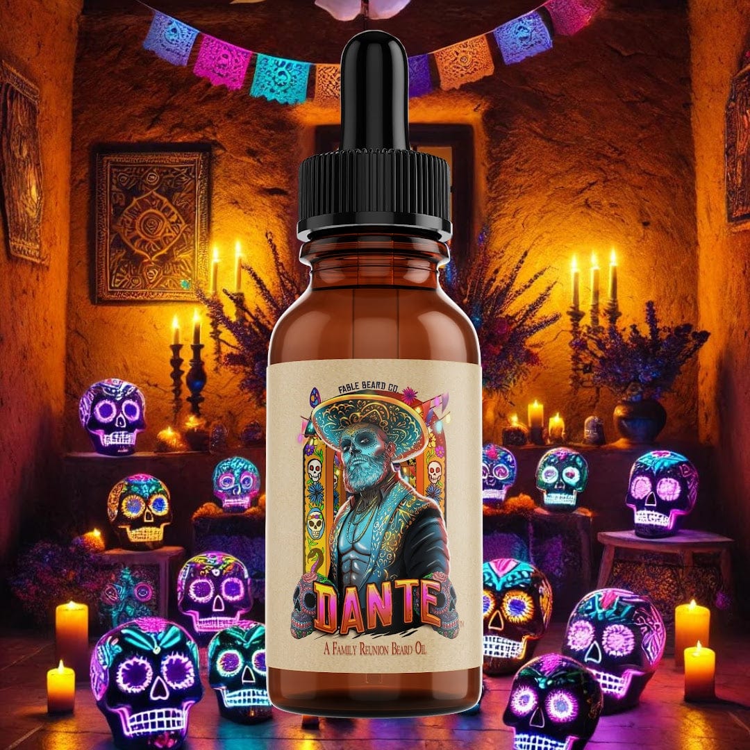 Dante - Beard Oil - Spiced Coffee, Lime Zest, Cozy Cinnamon, Cedar Bark