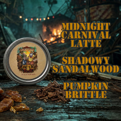Dead Zone - Beard Balm - Midnight Carnival Latte, Shadowy Sandalwood, Pumpkin Brittle