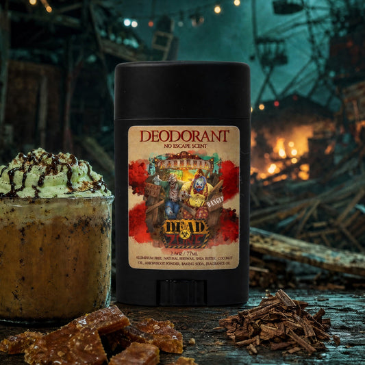 Dead Zone - Deodorant - Midnight Carnival Latte, Shadowy Sandalwood, Pumpkin Brittle