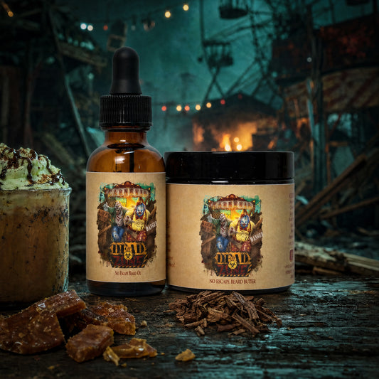 Dead Zone - Beard Oil & Butter Kit - Midnight Carnival Latte, Shadowy Sandalwood, Pumpkin Brittle