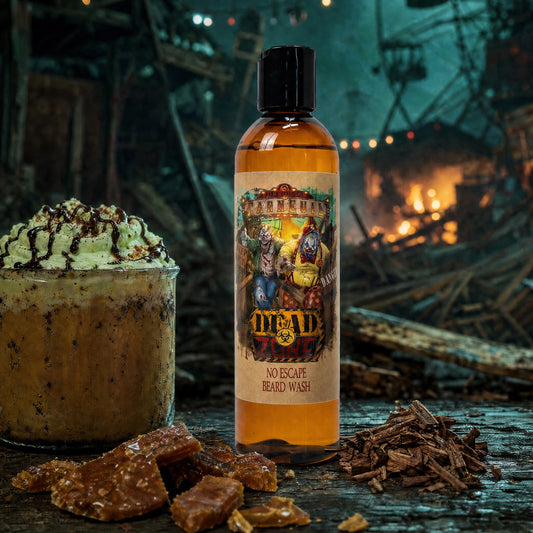 Dead Zone - Beard Wash - Midnight Carnival Latte, Shadowy Sandalwood, Pumpkin Brittle