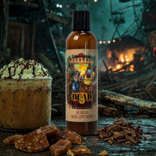 Dead Zone - Beard Conditioner - Midnight Carnival Latte, Shadowy Sandalwood, Pumpkin Brittle