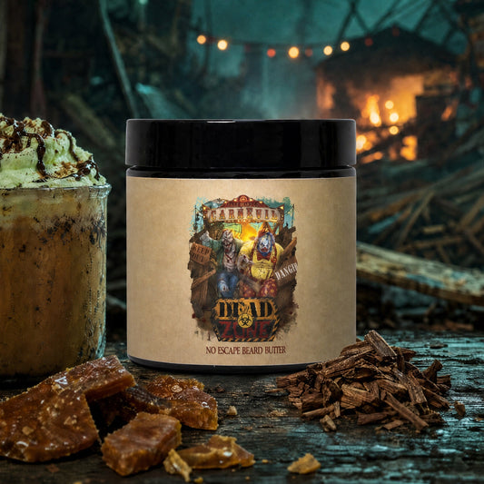 Dead Zone - Beard Butter - Midnight Carnival Latte, Shadowy Sandalwood, Pumpkin Brittle