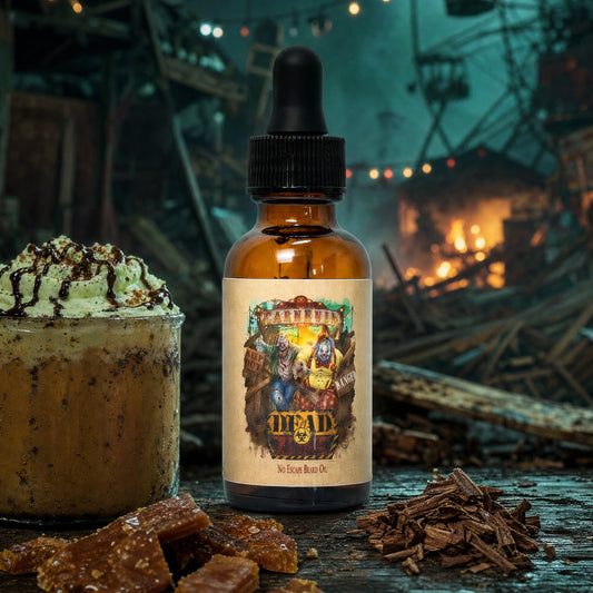 Dead Zone - Beard Oil - Midnight Carnival Latte, Shadowy Sandalwood, Pumpkin Brittle