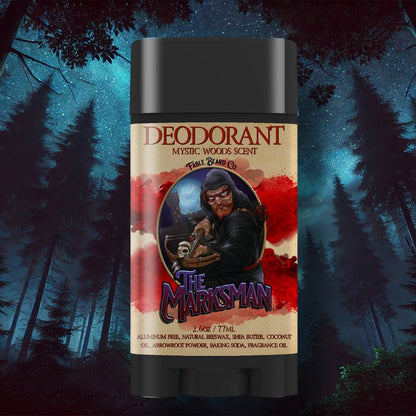 The Marksman - Deodorant - Crisp Pine, Warm Cedar, Fresh Sandalwood, Soft Mosses, and Mystical Amber