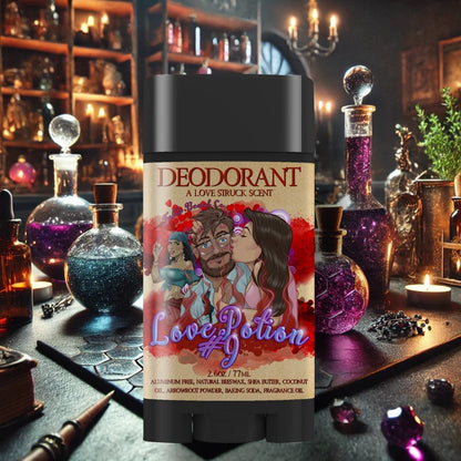 The Love Potion - Deodorant - Fierce Citrus, Rugged Musk, Soft Peaches, and Light Berries