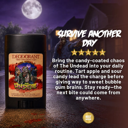 The Undead - Deodorant - Green Apples, Sour Candy, Bubblegum Brains