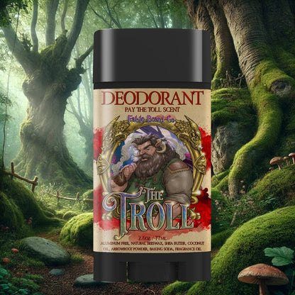 The Troll - Deodorant - Sandalwood Pipe, Oak Moss Bridge, Refreshing Stream, and Bright Spring Air