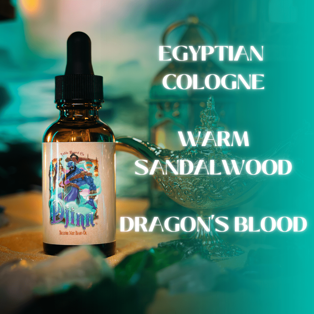 The Djinn - Beard Oil - Egyptian Cologne, Warm Sandalwood, and Dragon's Blood