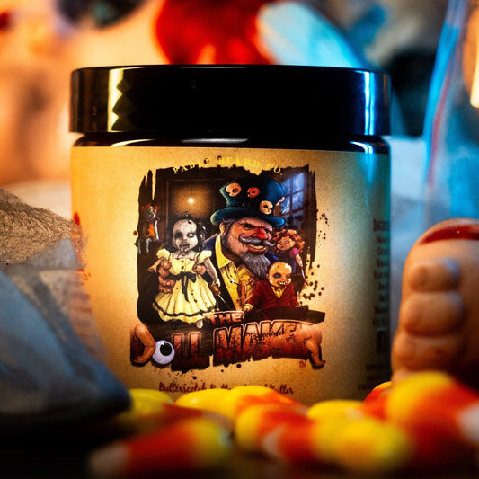 The Dollmaker - Beard Butter - Warm Butterscotch, Buttered Rum, Candy Corn, & Creamy Caramel