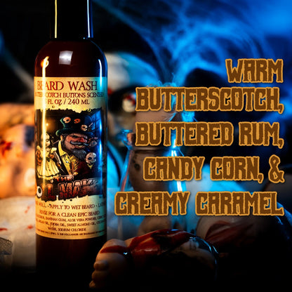 The Dollmaker - Beard Wash - Warm Butterscotch, Buttered Rum, Candy Corn, & Creamy Caramel