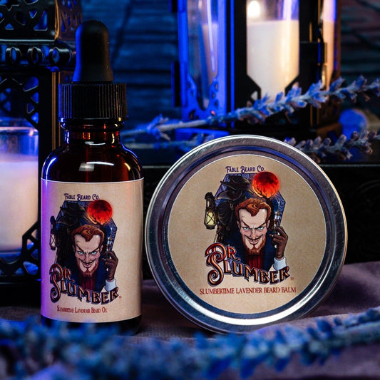Dr. Slumber - Beard Oil & Balm Kit - Fresh Lavender, Orange Flower, and Vanilla Bean