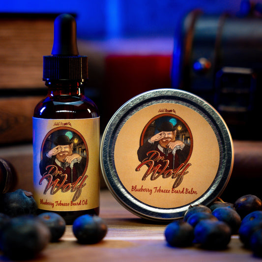 Dr. Wolf - Beard Oil & Balm Kit - Fresh Blueberries, Warm Tobacco, and Aged Mahogany