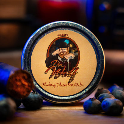 Dr. Wolf - Beard Balm - Fresh Blueberries, Warm Tobacco, and Aged Mahogany