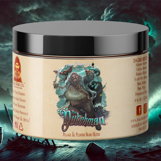 The Dutchman - Beard Butter - Open Sea, Dark Oak Planks, Ghastly Lime & Coconut, Haunting Musk