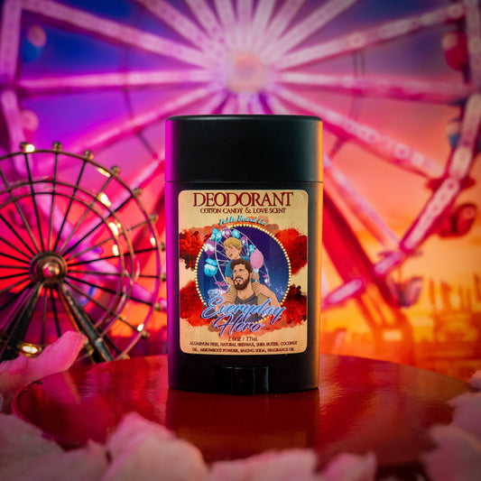 The Everyday Hero - Deodorant - Sticky Sweet Cotton Candy, Fresh Baked Funnel Cake, Warm Vanilla Sugar
