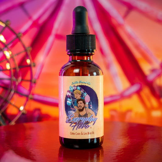 The Everyday Hero - Beard Oil - Sticky Sweet Cotton Candy, Fresh Baked Funnel Cake, and Warm Vanilla Sugar