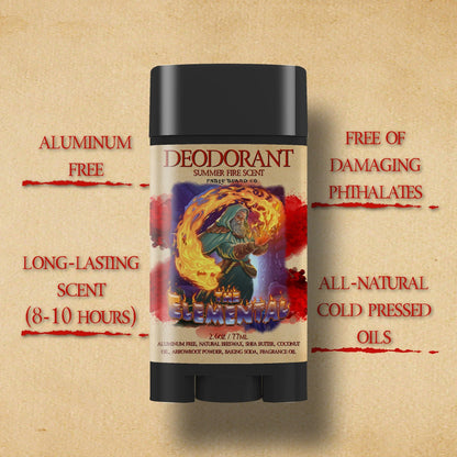 The Elemental - Deodorant - Fire Brewed Tea, Stewed Peaches, and Hibiscus Dust