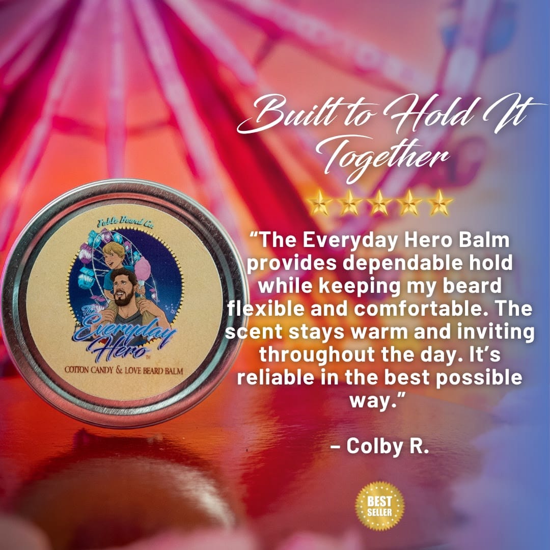 The Everyday Hero - Complete Balm Kit - Sticky Sweet Cotton Candy, Fresh Baked Funnel Cake, and Warm Vanilla Sugar