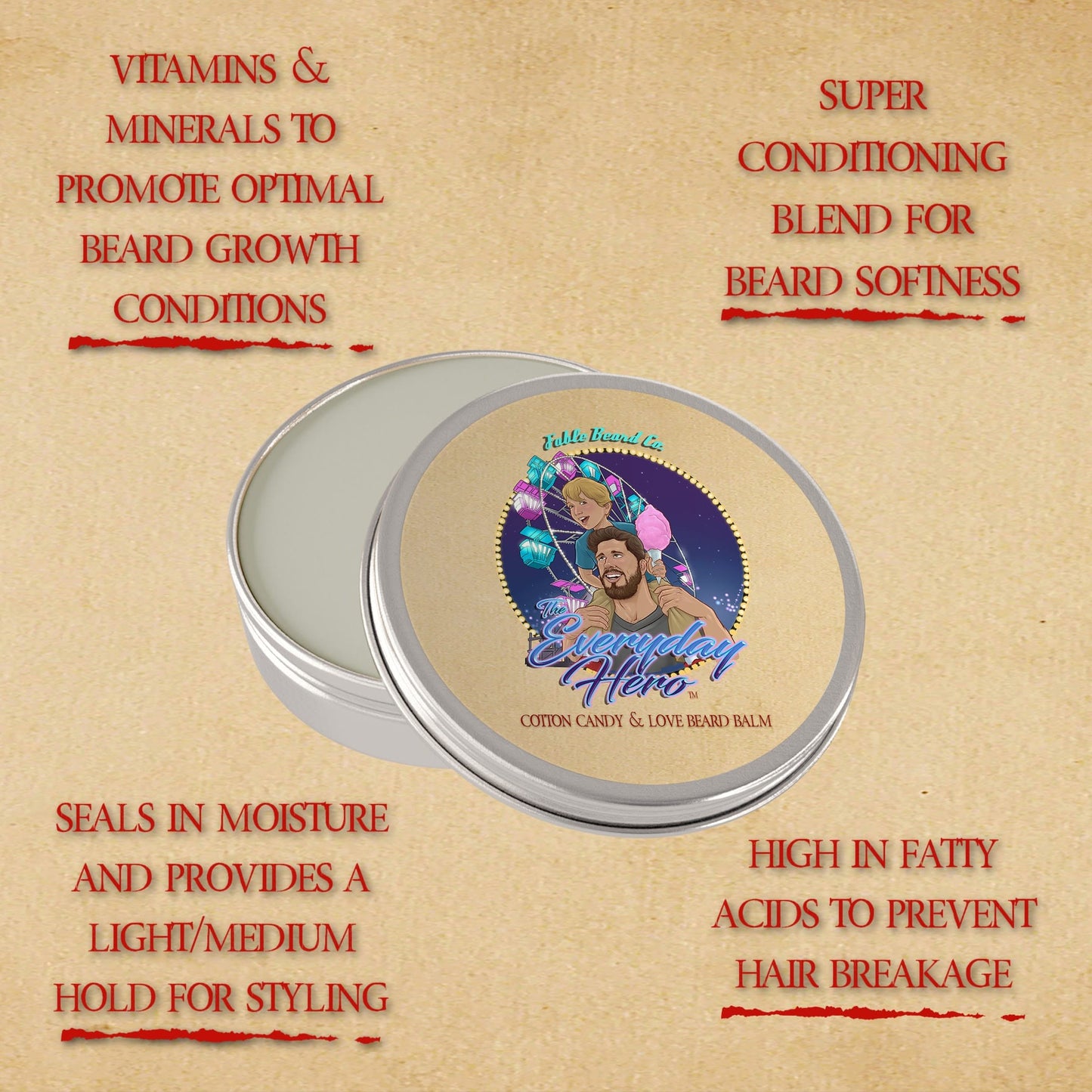 The Everyday Hero - Ultimate Bundle - Sticky Sweet Cotton Candy, Fresh Baked Funnel Cake, and Warm Vanilla Sugar