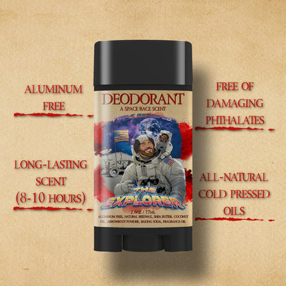 The Explorer - Deodorant - Silver Birch, Cosmic Air Accord, Dark Mineral Musk