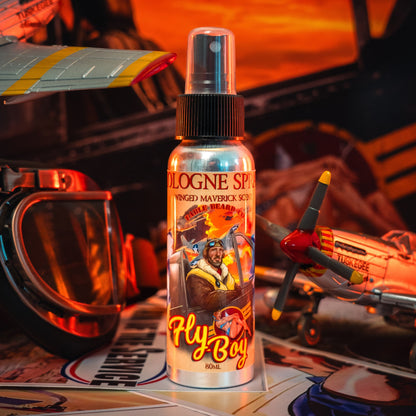 Flyboy - Cologne - Vintage Barbershop, Officer's Whiskey Reserve, Spiced Clove Ember