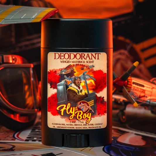 Flyboy - Deodorant - Vintage Barbershop, Officer's Whiskey Reserve, Spiced Clove Ember