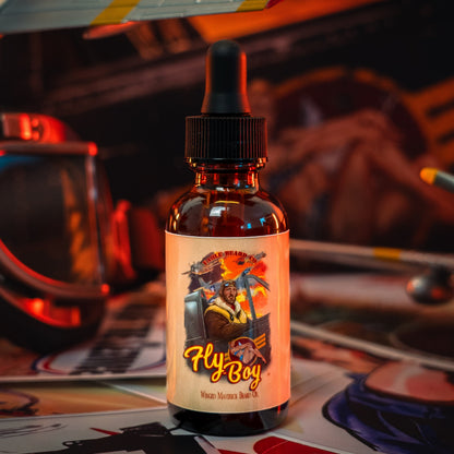 Flyboy - Beard Oil - Vintage Barbershop, Officer's Whiskey Reserve, Spiced Clove Ember