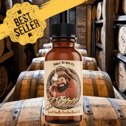 The Distiller - Beard Oil - Mulled Spices, Aged Bourbon, and Deep Barrel Woods