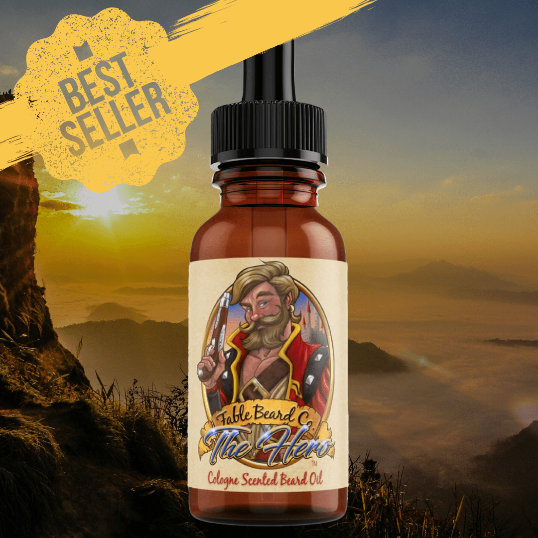 The Hero - Beard Oil - Warm Tobacco, Light Cologne, & Mystical Amber
