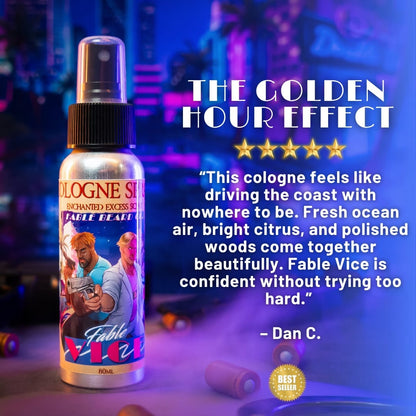 Fable Vice - Cologne - Oceanfront Breeze, Golden California Citrus, Polished Coastal Woods
