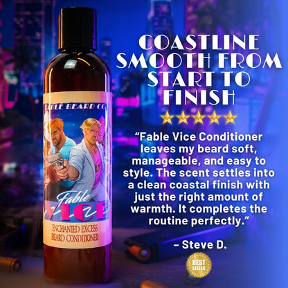 Fable Vice - Beard Conditioner - Oceanfront Breeze, Golden California Citrus, Polished Coastal Woods