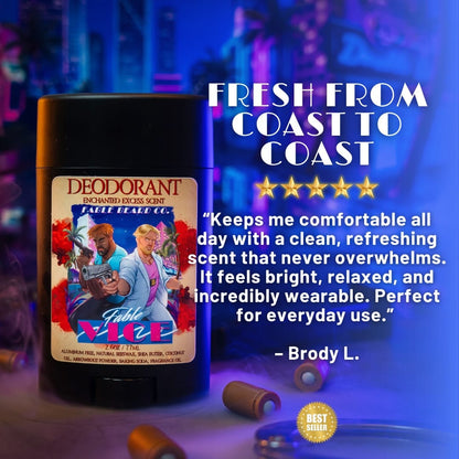 Fable Vice - Deodorant - Oceanfront Breeze, Golden California Citrus, Polished Coastal Woods
