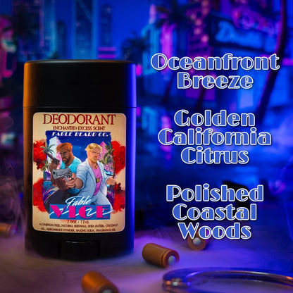 Fable Vice - Deodorant - Oceanfront Breeze, Golden California Citrus, Polished Coastal Woods