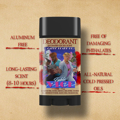 Fable Vice - Deodorant - Oceanfront Breeze, Golden California Citrus, Polished Coastal Woods