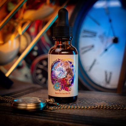 Father Time - Beard Oil - Musky Ambergris, Earthy Moss, Coconut Milk, and Ripe Apricot