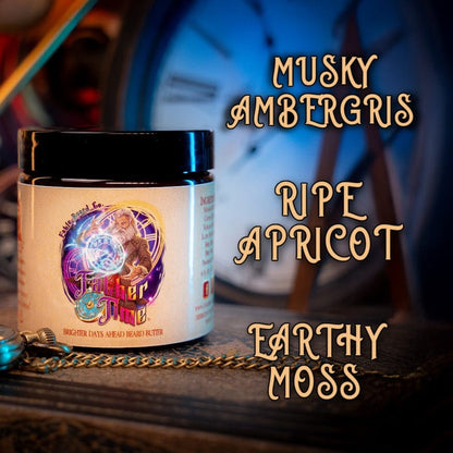 Father Time - Beard Butter - Musky Ambergris, Earthy Moss, Coconut Milk, and Ripe Apricot