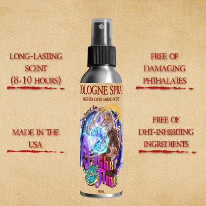 Father Time - Cologne - Musky Ambergris, Earthy Moss, Coconut Milk, and Ripe Apricot