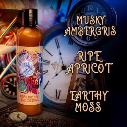 Father Time - Beard Conditioner - Musky Ambergris, Earthy Moss, Coconut Milk, and Ripe Apricot